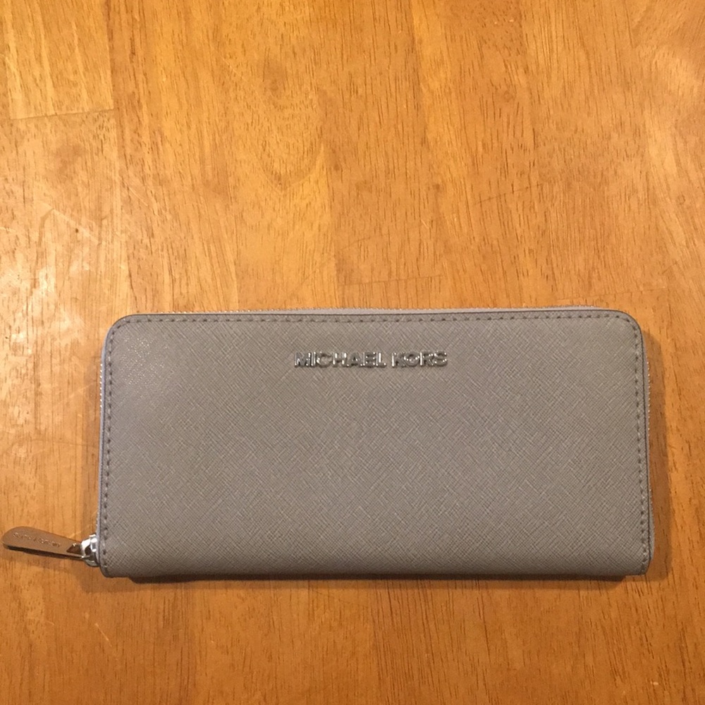 Gray Michael Kors wallet